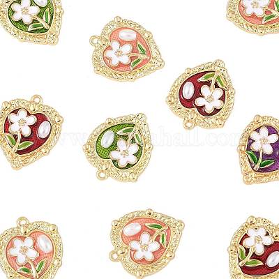 10 шт. Подвески из сплава с эмалью ENAM-FS0003-23-1