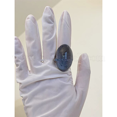 Овальные прозрачные кольца из смолы FS-WG7A84E-02-1