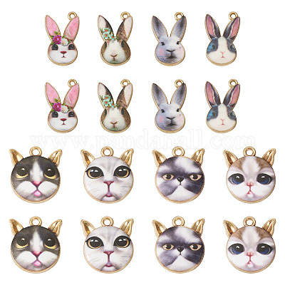 16 шт. 8 стильные подвески из эмалированного сплава с покрытием ENAM-TA0001-48-1