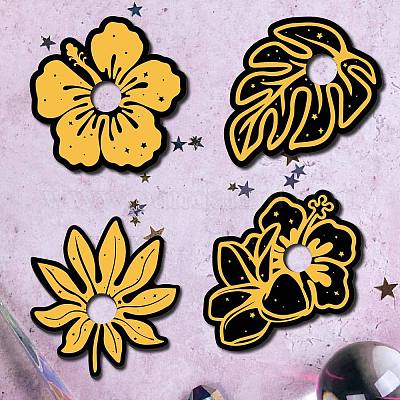 Мини-деревянные подставки для хрустальных шаров DJEW-WH0021-021-1