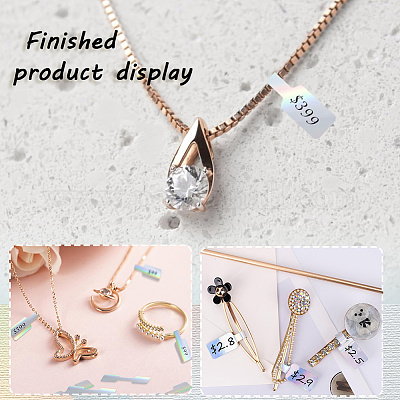 1 рулон 500 шт. голографических бумажных этикеток&nbsp;STIC-SP0001-05A-1