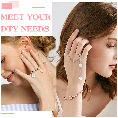 Набор для самостоятельного изготовления кольца с заглавной буквой алфавита STAS-NB0001-88-1