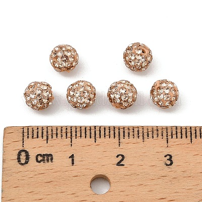 Бусины со стразами&nbsp;RB-H284-6MM-Half-362-1