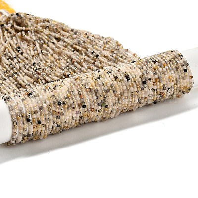 Нити бусин из натурального рутилированного кварца G-RM2025-09-2.5mm-1