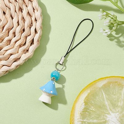 Подвесные украшения из непрозрачной смолы HJEW-JM01712-04-1