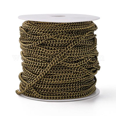 Железные кубинские звенья цепи CH-R013-5x4mm-AB-NF-1