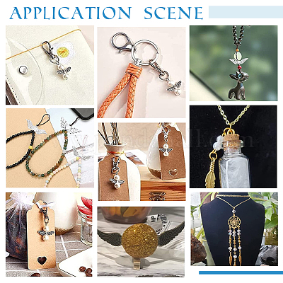 173шт 10 стильные бусины из сплава в тибетском стиле TIBEB-HY0001-02-1