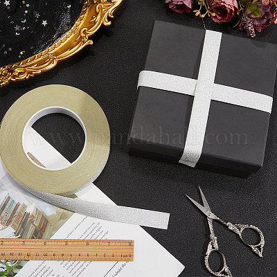 50м блестящие самоклеящиеся пластиковые ленты&nbsp;DIY-WH20050-14B-01-1