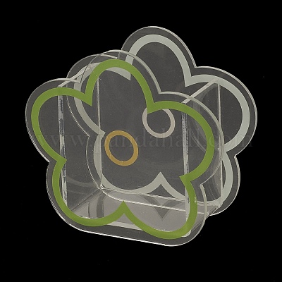 Акриловая ваза с принтом&nbsp;LS-DJEW-G042-01C-1