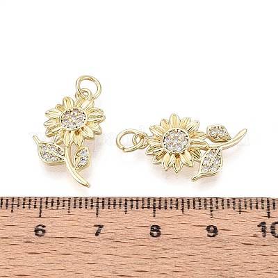 Латунные микро проложить кубического циркония подвески KK-T071-125G-1