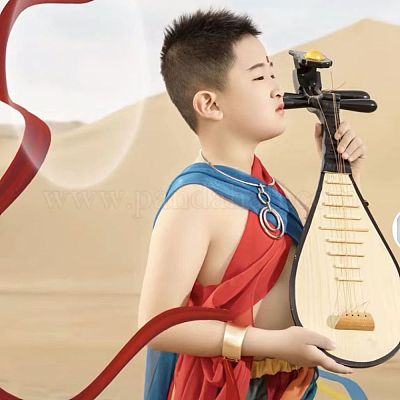 Комплект из ожерелья с подвеской из сплава и овальных серег-гвоздиков FS-WG5D92A-02-1