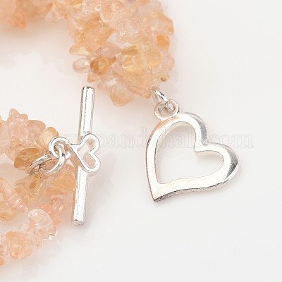 Браслеты из натуральных драгоценных камней с бисером BJEW-JB02321-1