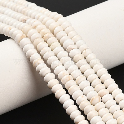 Бусины из натурального магнезита G-Z110-B08-2x4mm-1