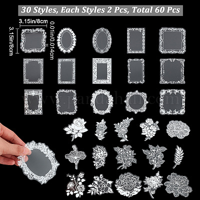 2 коробка 2 стиля набор наклеек из кружева для животных DIY-GF0006-78-1