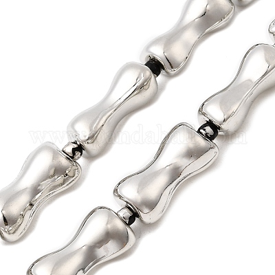 Стеклянные бусины с гальваническим покрытием  EGLA-F166-13P-1