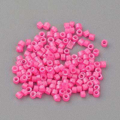 Выпечка окрашенные стеклянные стеклянные бусины SEED-R042-10-1