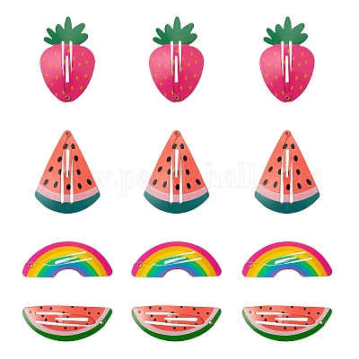 24 шт. 4 стильные заколки для волос с железной защелкой для выпечки PHAR-LS0001-03-1