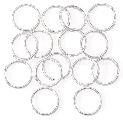 925 серебряное разделенное кольцо для прыжков&nbsp;STER-TA0001-48B-1