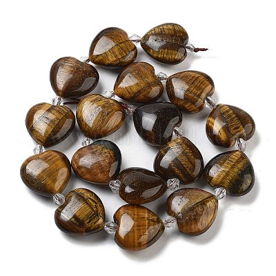 Природных тигровый глаз бисер нитей G-C150-A09-01-1