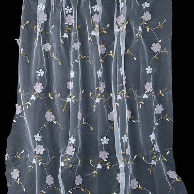 3d цветочная молочная ткань для вышивки AJEW-WH20006-241B-1