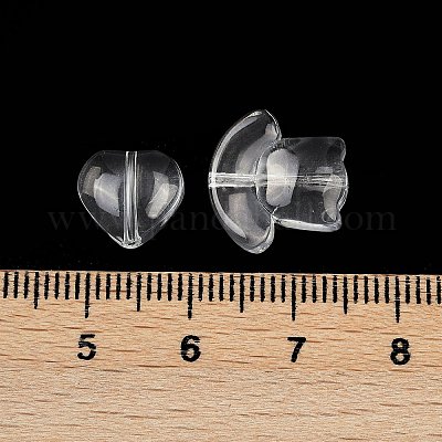 Прозрачные стеклянные бусины градиентного цвета GLAA-B026-01A-1