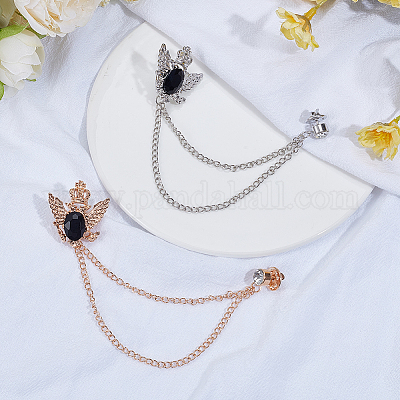 2 шт. 2 цвета мужская брошь из сплава на лацкан&nbsp;JEWB-SP0001-05-1