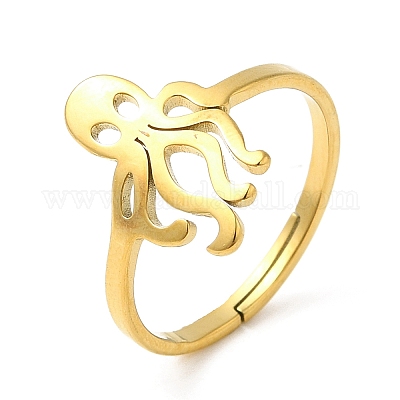 Регулируемые кольца из нержавеющей стали 304 RJEW-K245-51G-1