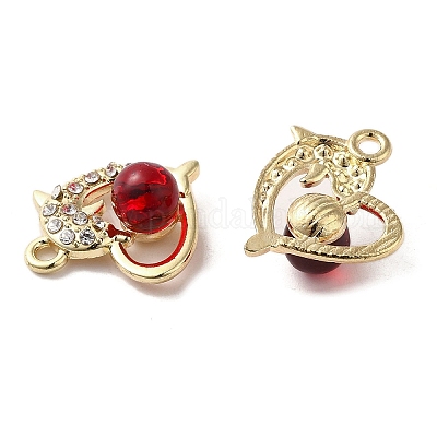 Подвески из сплава с сиамскими стразами FIND-B032-13G-02-1