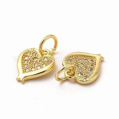 Стойки обшивки латунь микро проложить кубическую прелесть диоксида циркония ZIRC-M120-04G-1