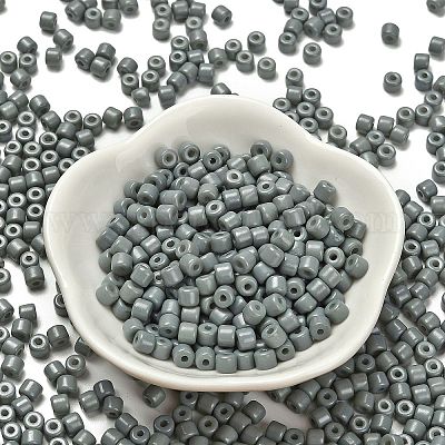 Стеклянные бусины с перламутровым эффектом для выпечки SEED-C001-04A-07-1