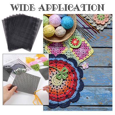 Пластиковый сетчатый холст DIY-WH0030-58-1