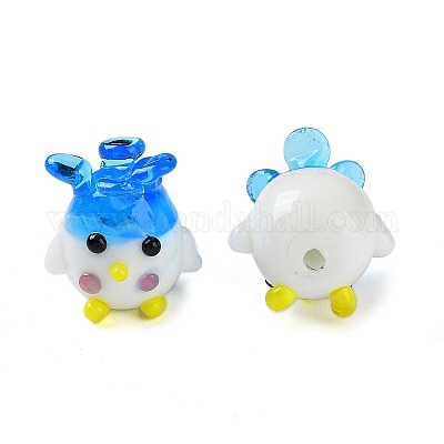 Бусы лэмпворк ручной работы LAMP-Z007-02C-1