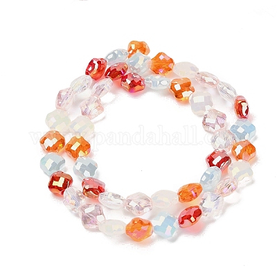 Гальванические стеклянные бусины&nbsp;EGLA-P067-04A-01-1