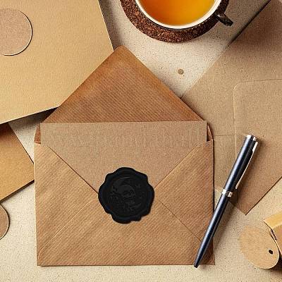 100шт. клейкие восковые наклейки DIY-CP0009-71C-1