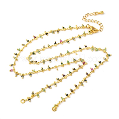 Латунь кабель цепи материалы для ожерлеья KK-K337-12G-1