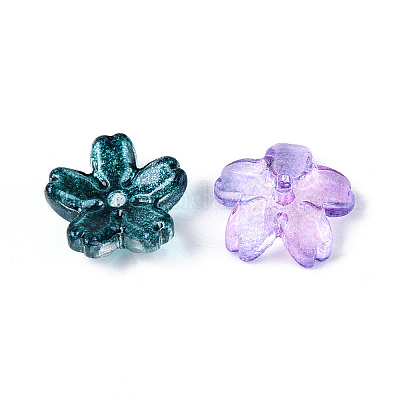 Расписные прозрачные стеклянные шапочки для запекания X-DGLA-N014-06-1