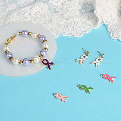 160шт 8 цвета сплава эмалевые подвески ENAM-CD0001-13-1