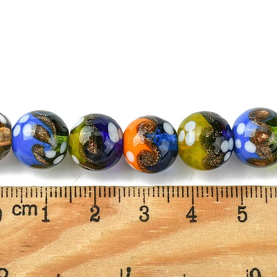 Ручной золотой песок бусины бисер нитей LAMP-A003-03D-1