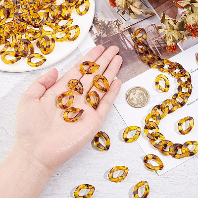 Смоляные кольца с леопардовым принтом FIND-AR0003-06-1