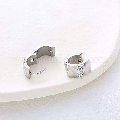 Серьги-кольца из нержавеющей стали RE3226-1