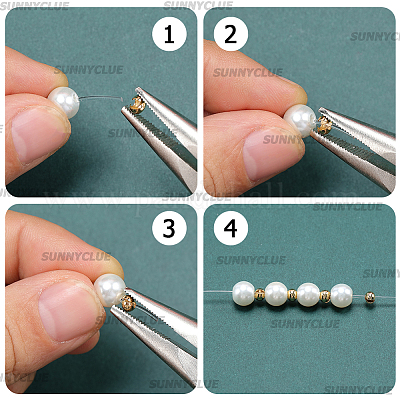 120個の真鍮製つぶし玉カバー 長持ちメッキ 18KGP本金メッキ 4.5x5x3mm