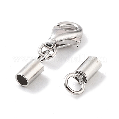 Антикоррозийные застежки-клешни из стерлингового серебра 925 шт. STER-P055-03C-P-1