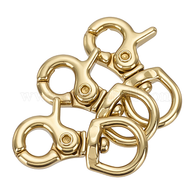 Латунные поворотные застежки-крючки FIND-WH0817-108G-1