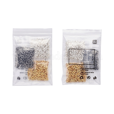 Зажимные бусины из латуни KK-YW0001-21-1