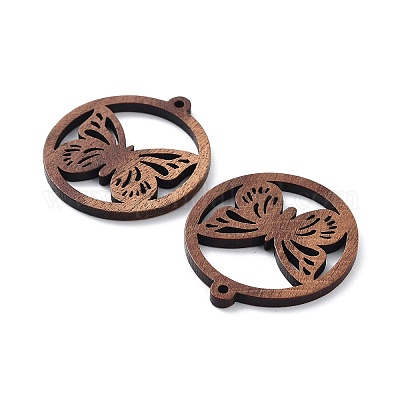 Подвески из орехового дерева WOOD-Q051-05G-1