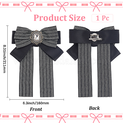 Броши из полиэфирной смолы в виде банта JEWB-WH20014-05A-1