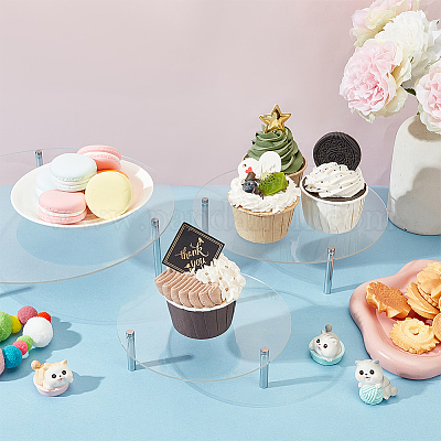 3 комплект из 3 акриловых подставок для кексов ODIS-FG0001-71-1