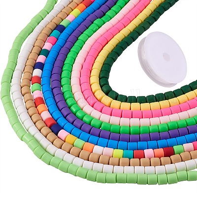 DIY Rainbow Stretch Bracelet Kit Stretchy Bracelet Bead Kit 