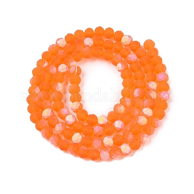 Прозрачные стеклянные бусины&nbsp;LS-EGLA-A044-T4mm-MB25-1