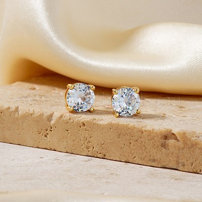 Латунь серьги UQ4898-1-1